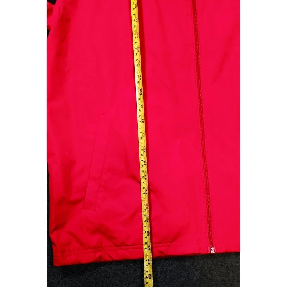 Vintage Y2K Reebok Athletic Tracksuit Set Red Full Zip Jacket & Black Pants Med